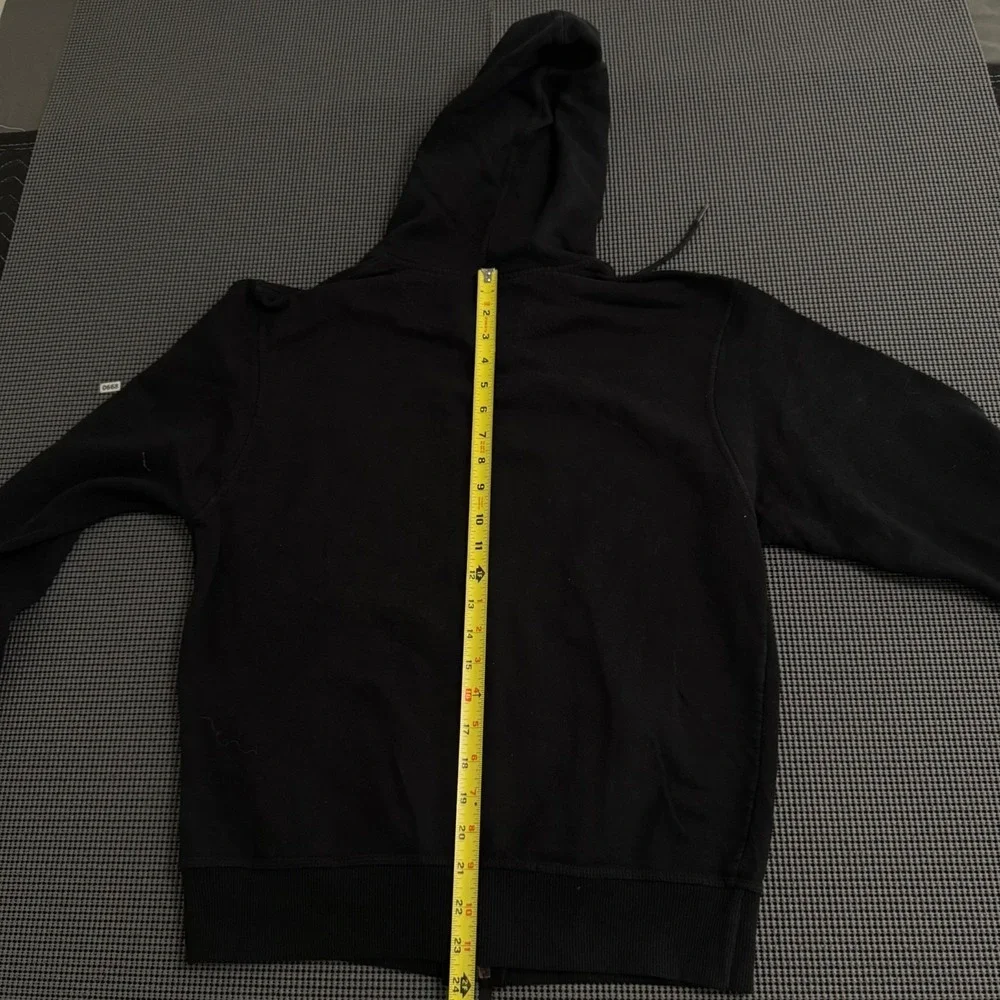 Champion Mens Powerblend Fleece Full Zip Hoodie Black Size Small‎